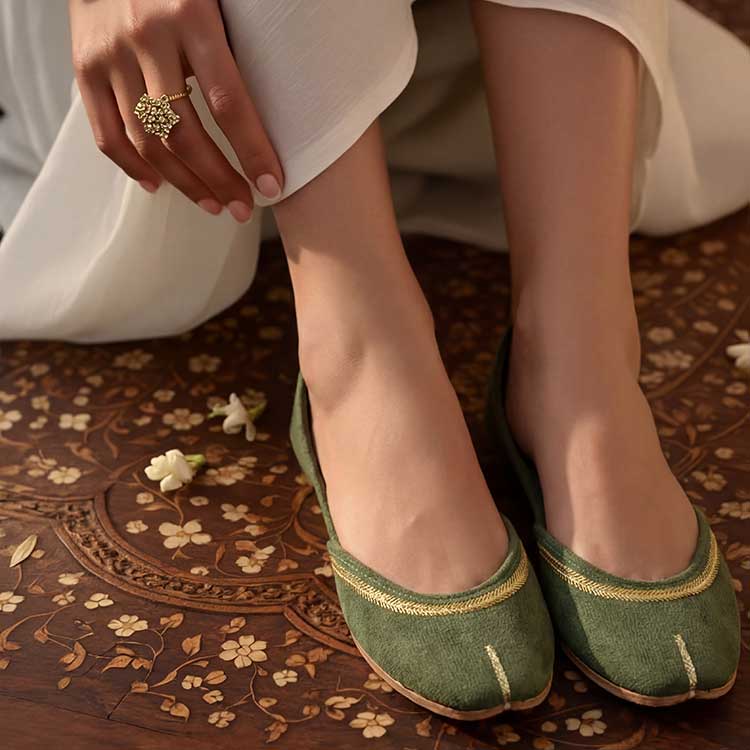 Munsifa (Olive Green) - Dazzle by Sarah