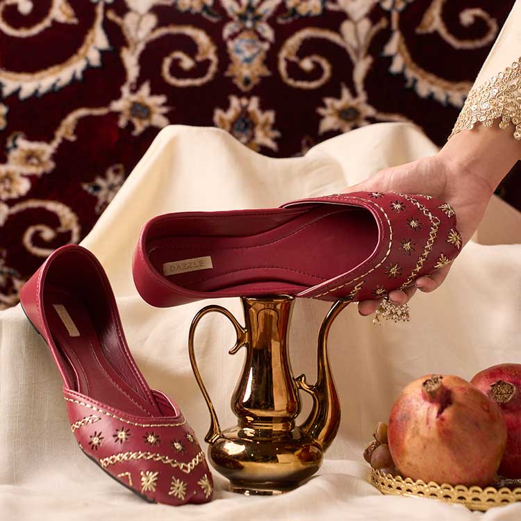 Saadgi (Maroon) - Dazzle by Sarah